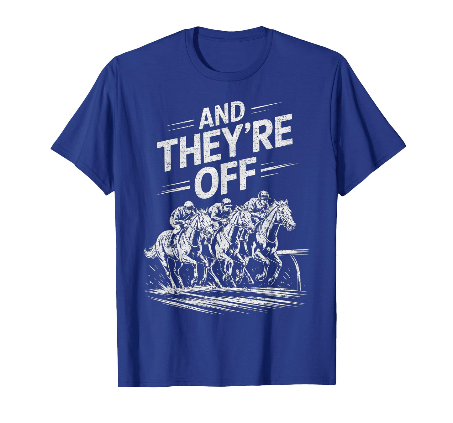 Funny Horse Racing Design for Men Women Kid Horse Race Lover T-Shirt