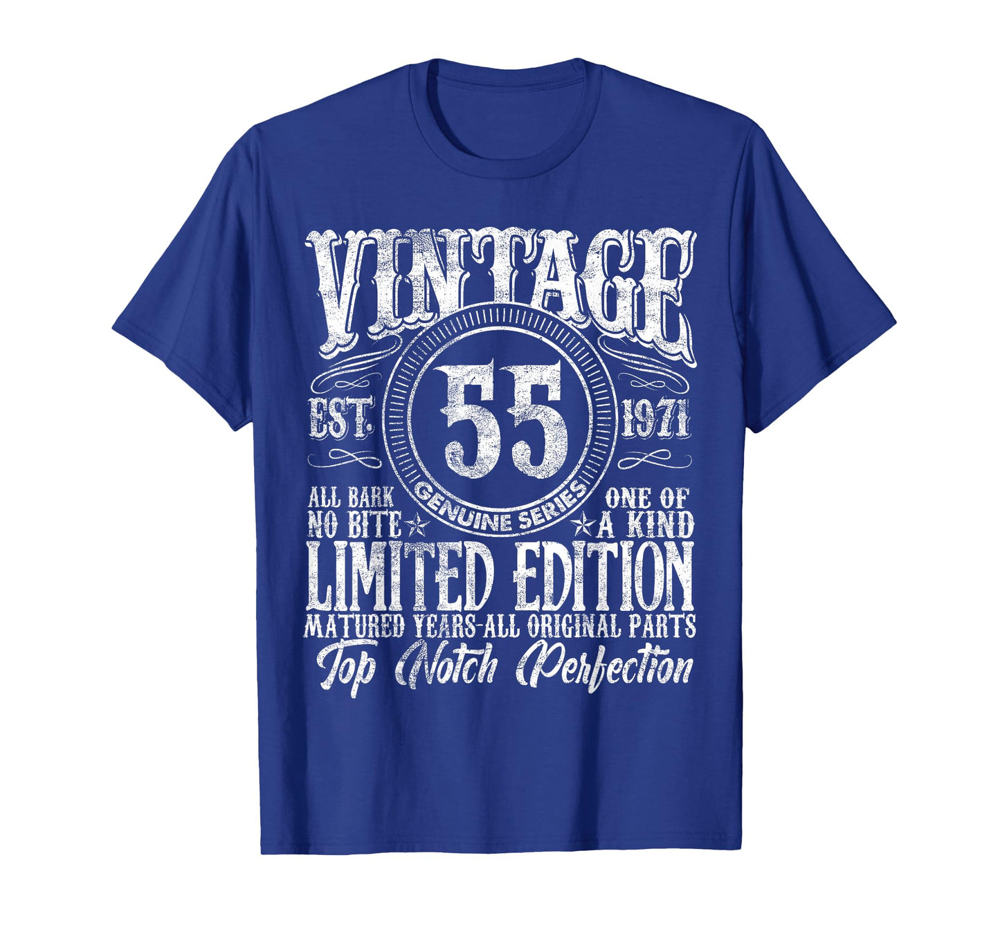 55 Year Old Gifts Vintage 1971 Limited Edition 55th Birthday T-Shirt