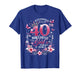 Womens Stepping Into My 40th Birthday with Grace & Faith T-Shirt