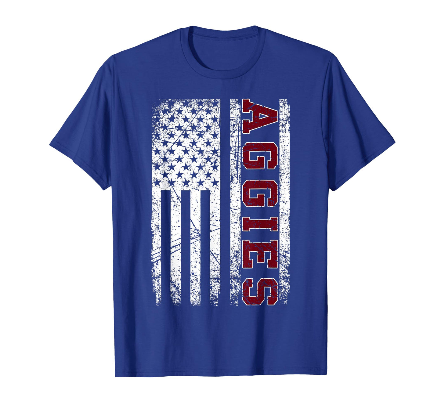 Retro Personalized Aggies-Heart Men Women Kid T-Shirt