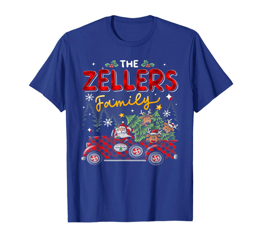 The Zellers Family Christmas Matching Pajamas Group Gift T-Shirt