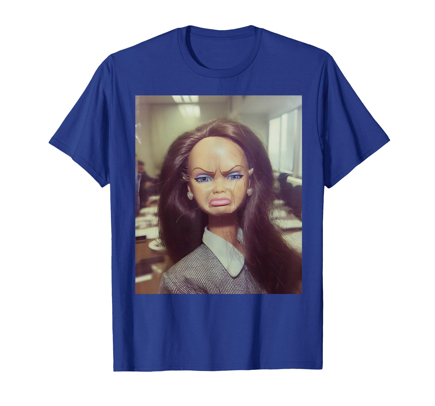 Distressed Doll Face Meme T-Shirt