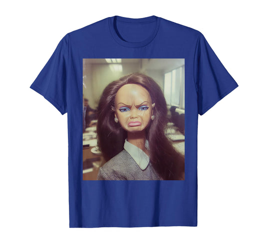 Distressed Doll Face Meme T-Shirt