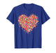 Valentine Colorful Confetti Heart Men Women Kid T-Shirt