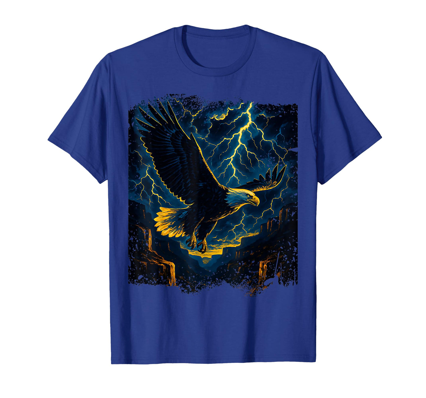 Eagle Flying Over Canyon for Men Women & Kids T-Shirt
