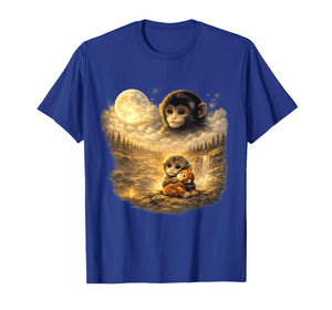 Punch Monkey Moon Vintage Moon T-Shirt