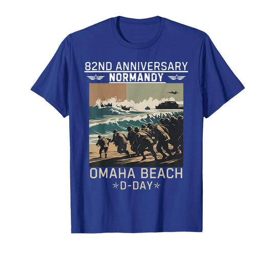 82nd Anniversary 2026 Normandy Omaha Beach D-Day T-Shirt