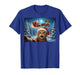 Cat Selfie Santa Claus Sleigh Reindeer Christmas Xmas Eve T-Shirt