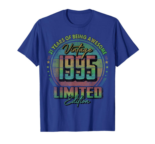 Vintage 1995 Limited Edition Shirt 31 Year Old 31st Birthday T-Shirt