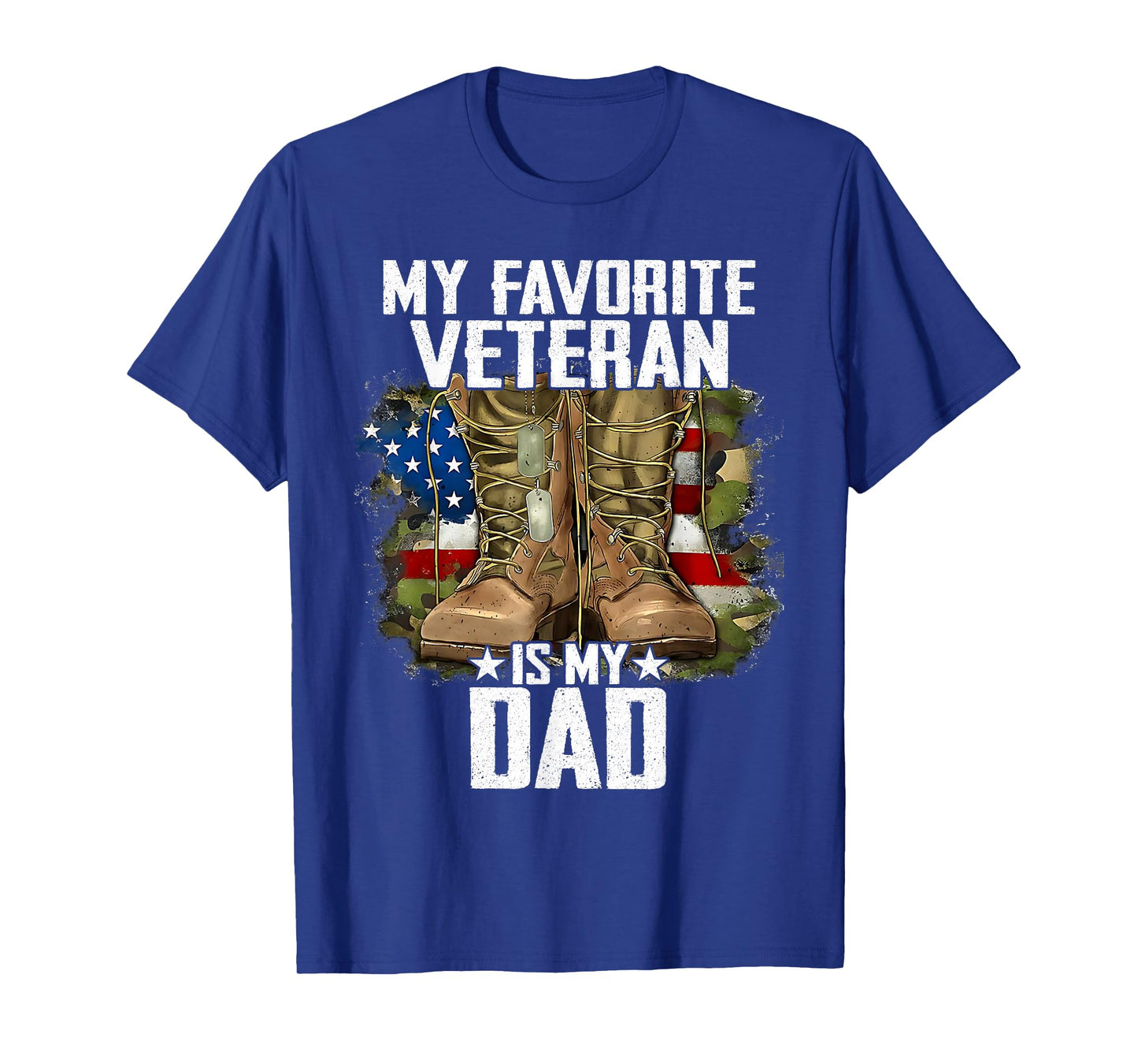 My Favorite Veteran is My Dad Father Veterans Day Thank You T-Shirt