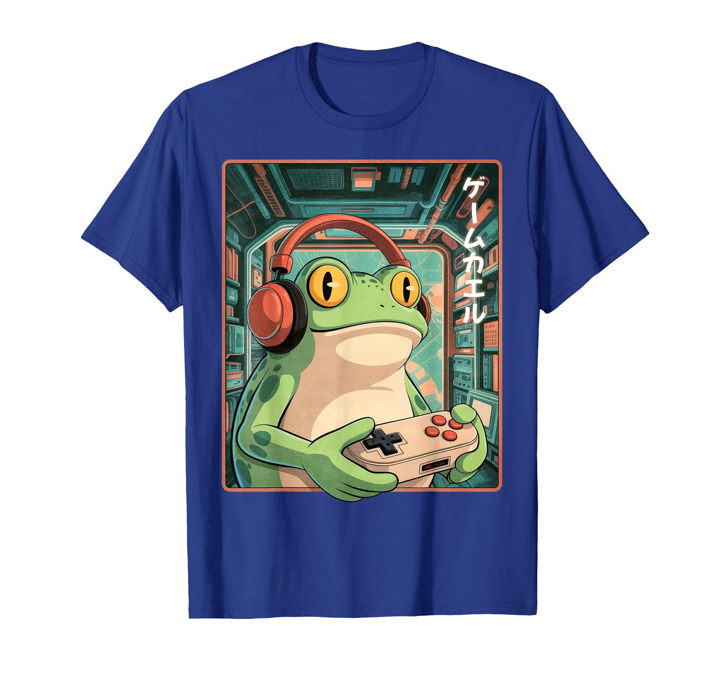 Anime Frog Gamer Shirt Kawaii Manga Funny Japanese Gaming T-Shirt