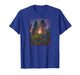 Psychedelic Forest Light and Nature Energy Design T-Shirt