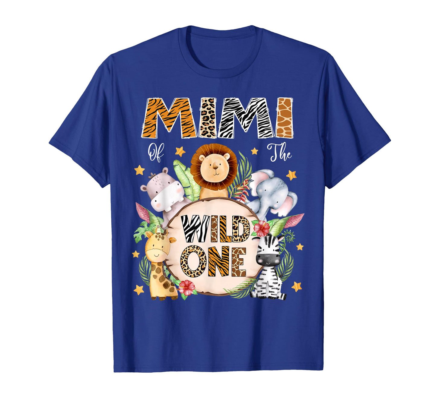 Mimi of The Wild One 1St Birthday Kids Safari Jungle T-Shirt