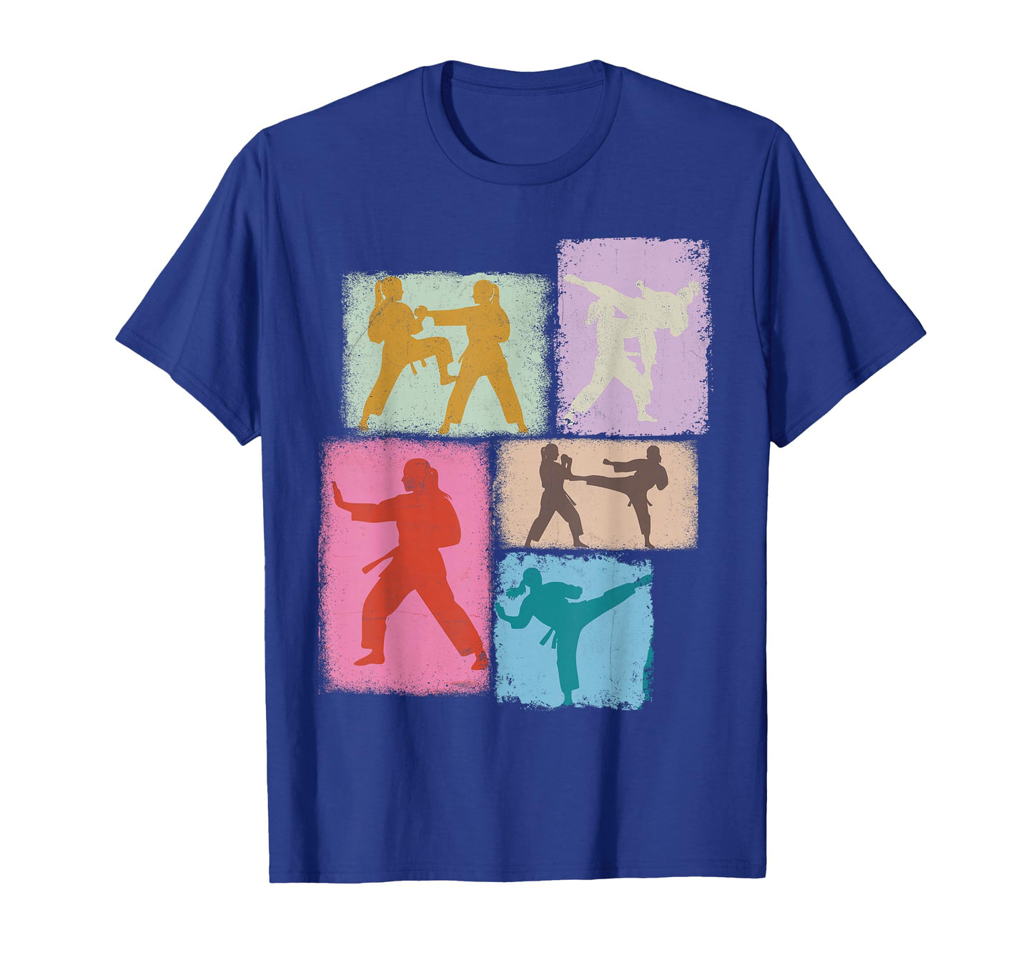 Karate Practitioner Collage Women Kids Sensei Youth Girl T-Shirt