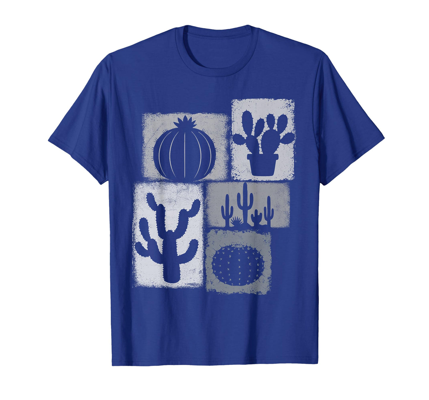 Cactus Vintage Collage Succulent Lover Gardener T-Shirt