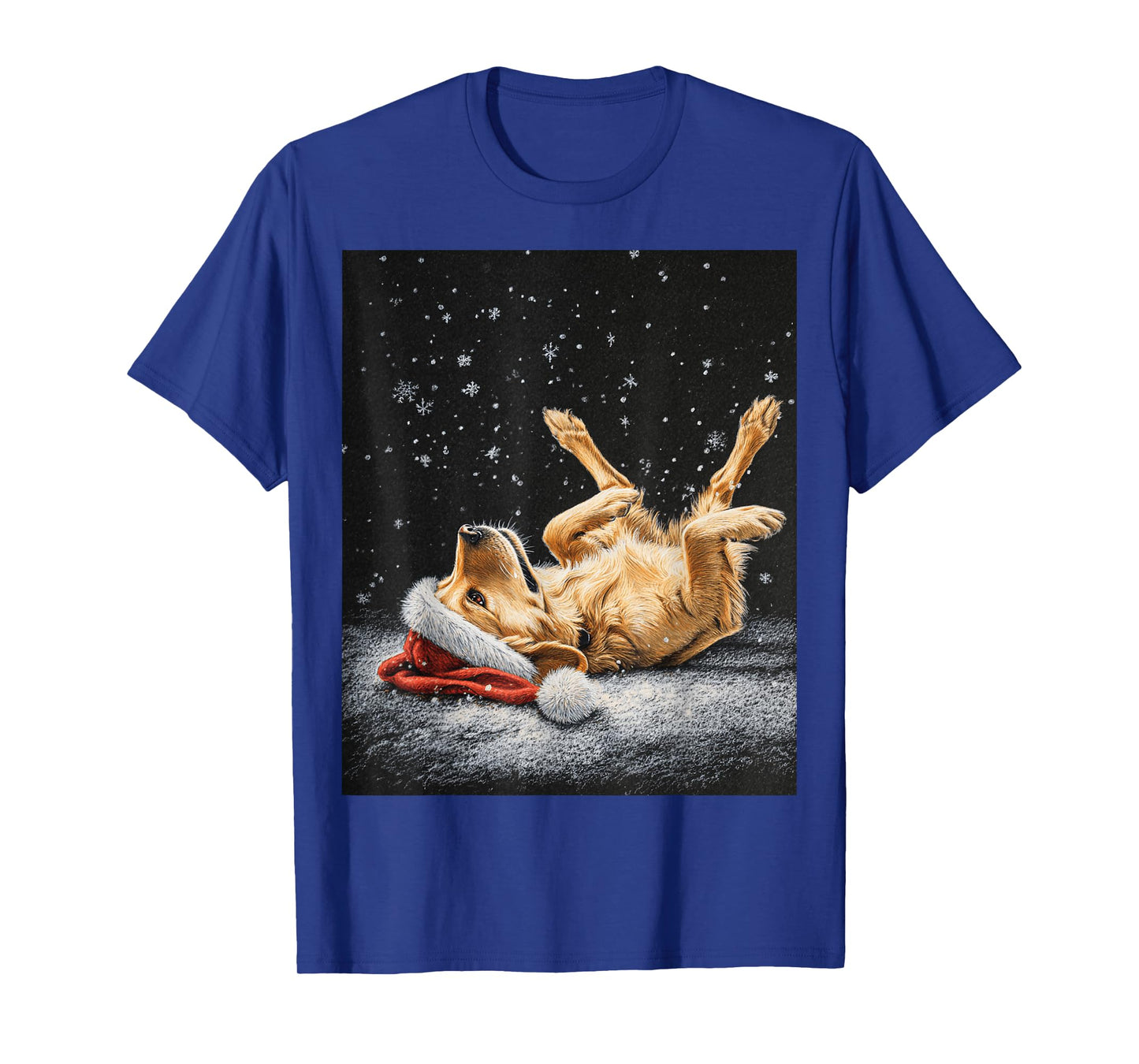 Cute Christmas Golden Retriever T-Shirt