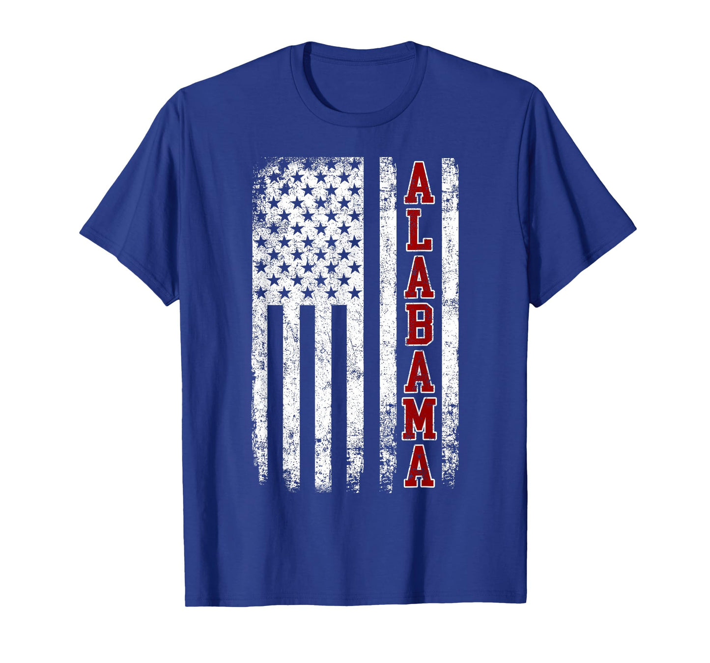 Alabama AL Retro Vintage Athletic Sports Design Red Style T-Shirt