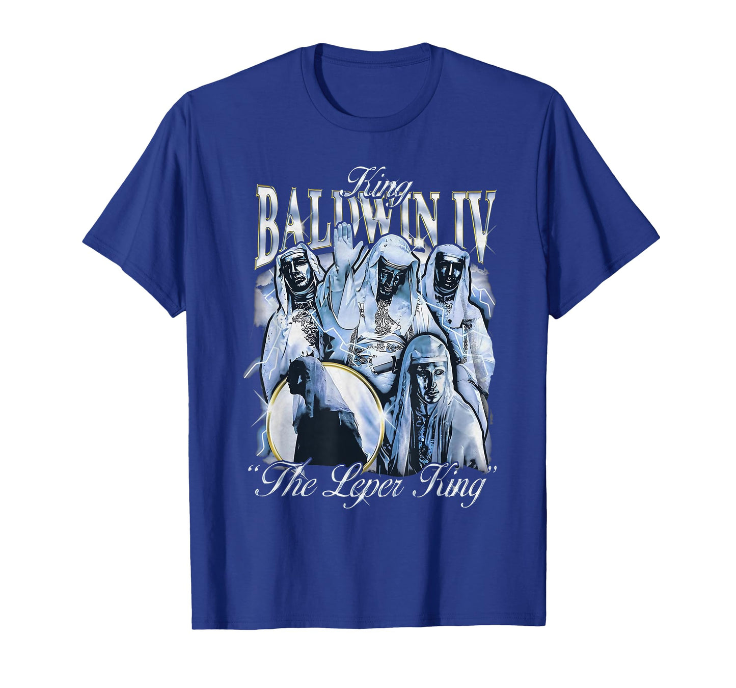 Sliver Mask King Baldwin IV Meme The Leper King Warrior T-Shirt