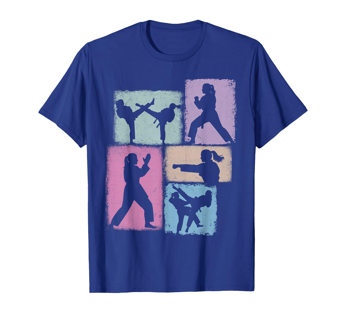 Taekwondo Practitioner Collage Women Kids Coach Youth Girl T-Shirt