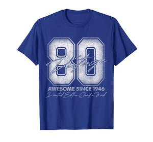 80 Year Old Gifts Vintage 1946 Limited Edition 80th Birthday T-Shirt