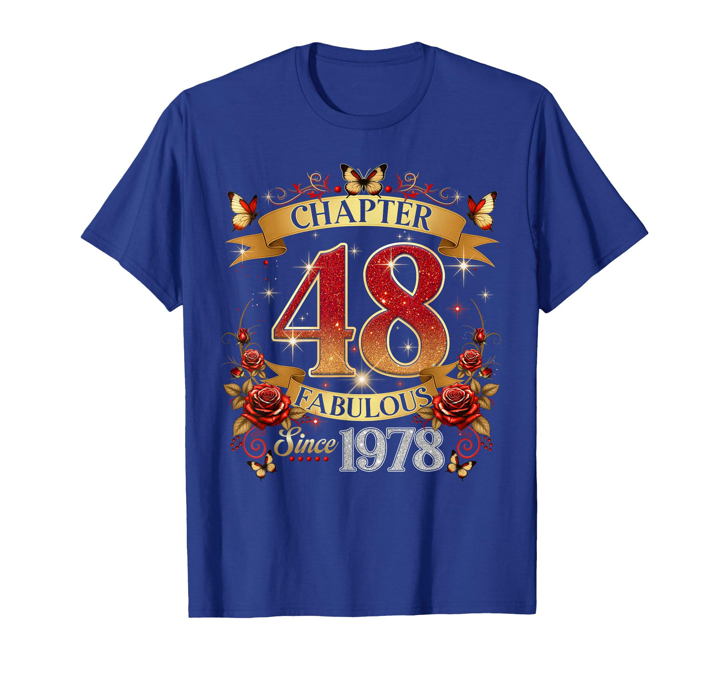 Chapter 48 Fabulous Since 1978 48th Birthday Women Girls T-Shirt