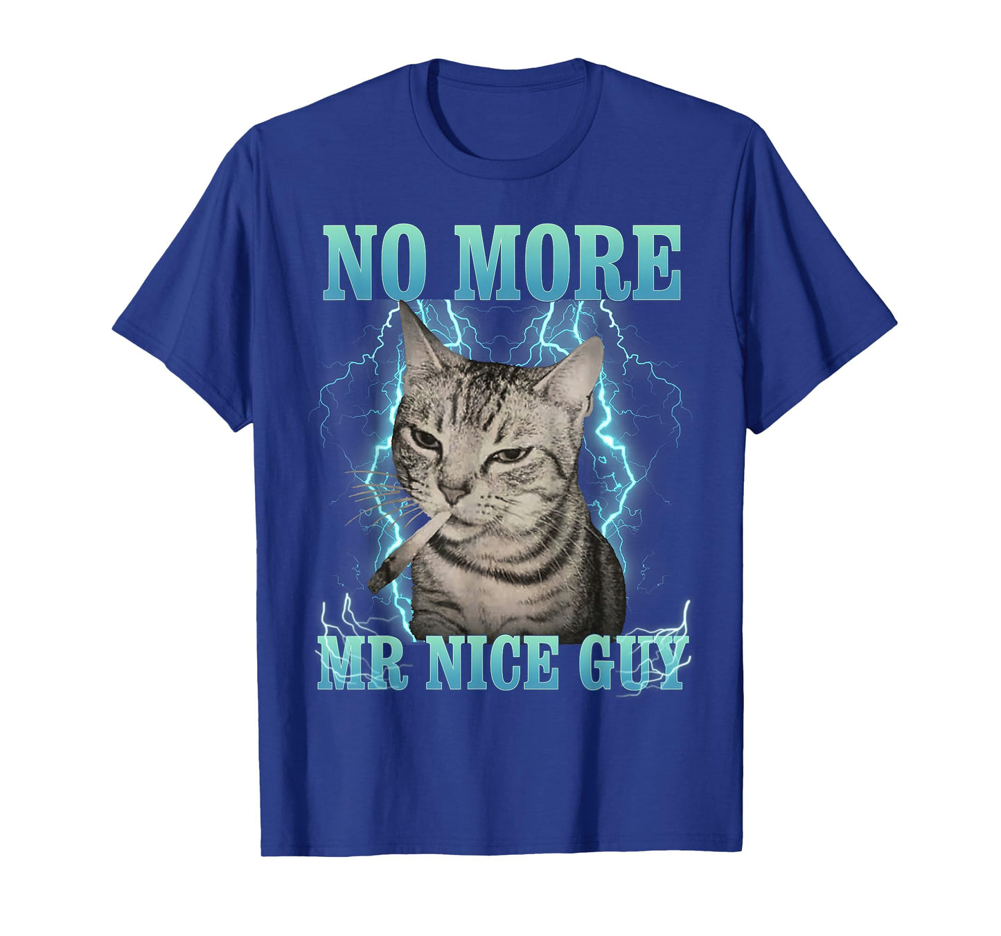 Funny Memes Humor Saying No More Mr Nice Guy Cat Meme T-Shirt