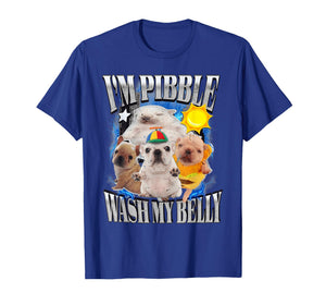 I Am Pibble Wash My Belly Pibble Meme Funny Dog Brainrot T-Shirt