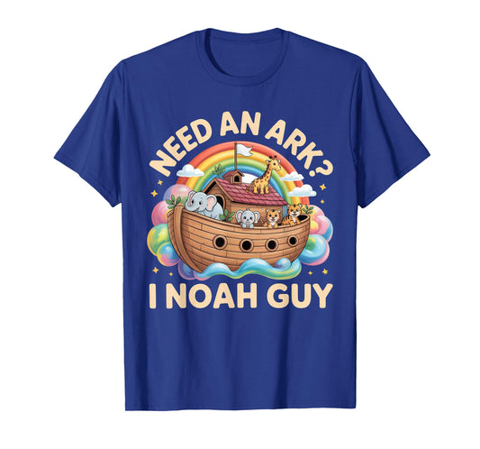 Need an Ark? I Noah Guy Funny Animals Christian for Kids T-Shirt