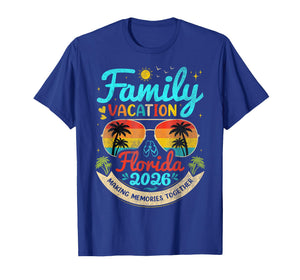 Vintage Family Vacation Florida 2026 Florida Group T-Shirt