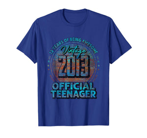 Vintage 2013 Limited Edition Shirt 13 Year Old 13th Birthday T-Shirt