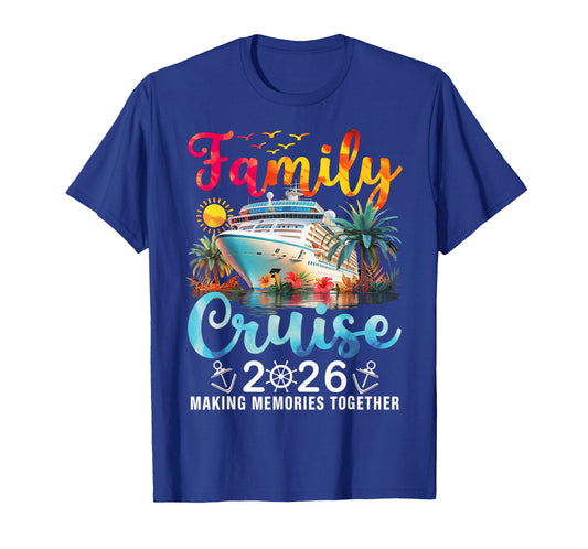 Family Cruise 2026 Summer Vacation Matching Family Cruise T-Shirt