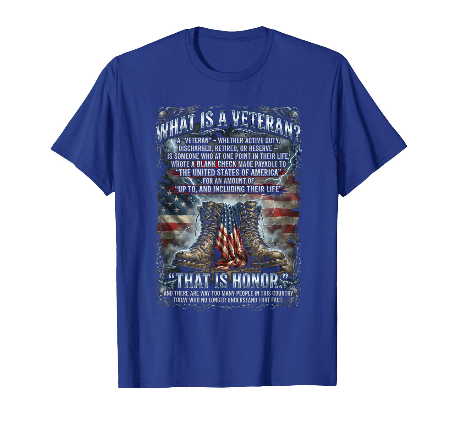 Blank Check Sacrifice Honor T-Shirt