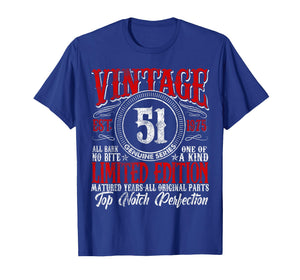 51 Year Old Gifts Vintage 1975 Limited Edition 51st Birthday T-Shirt