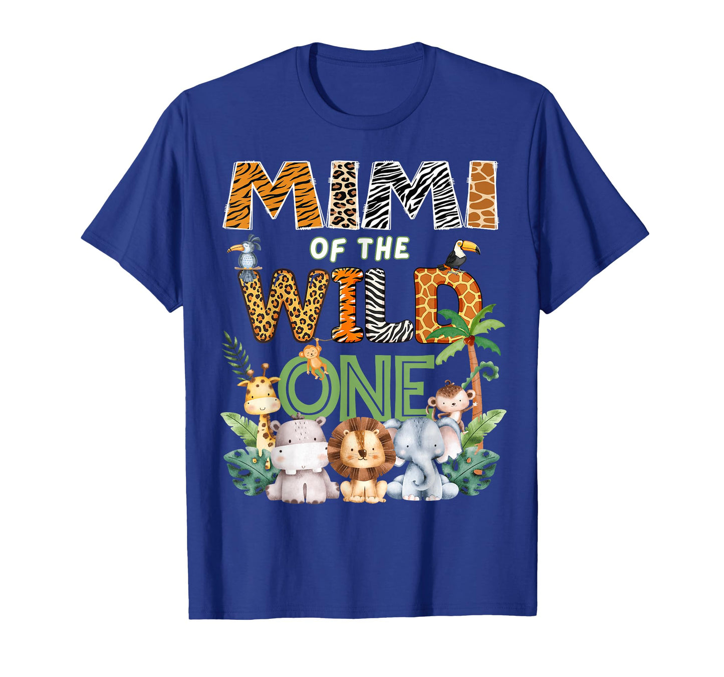 Mimi of The Wild One Safari 1St Birthday Kids T-Shirt
