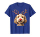 Cute Reindeer Santa Goldendoodle Christmas Xmas Holiday T-Shirt