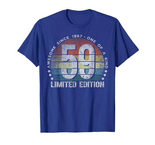 59 Year Old Gifts Vintage 1967 Limited Edition 59th Birthday T-Shirt