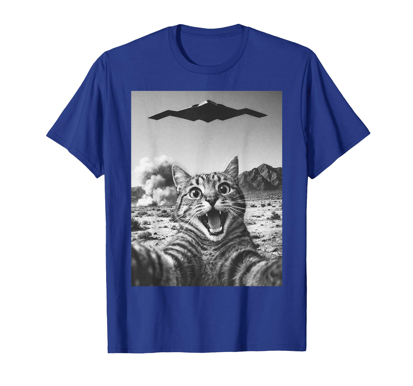 Cat Selfie Funny Operation Epic Fury Cat Meme T-Shirt