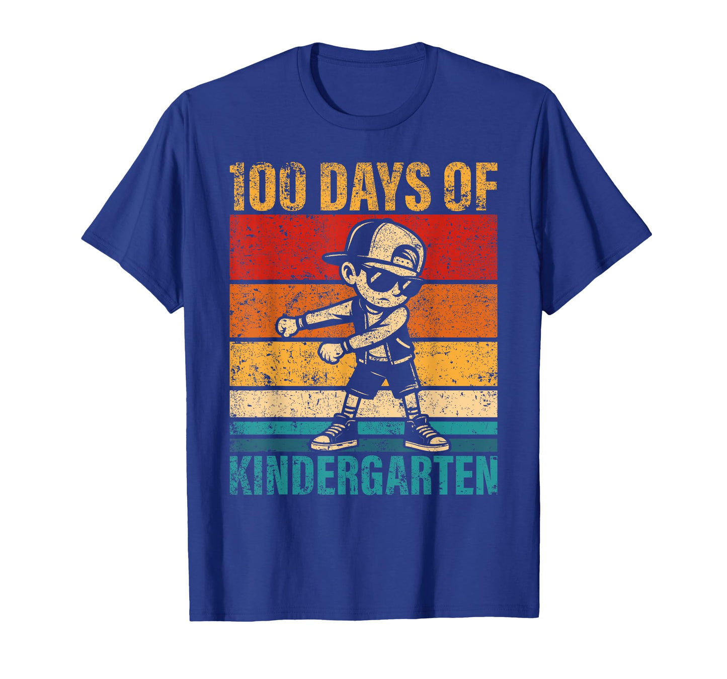 Kindergarten Flossing Boy 100 Days of Kindergarten Student T-Shirt