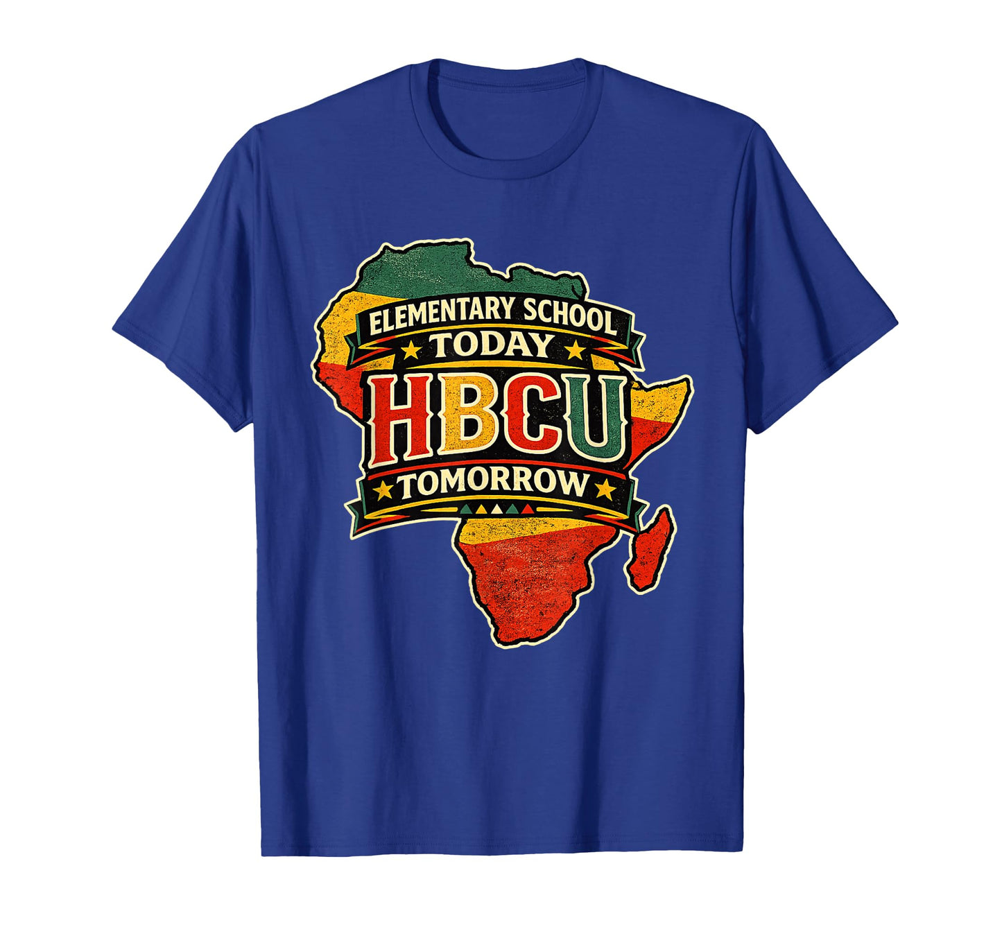 Elementary School Today HBCU Tomorrow Africa Map T-Shirt