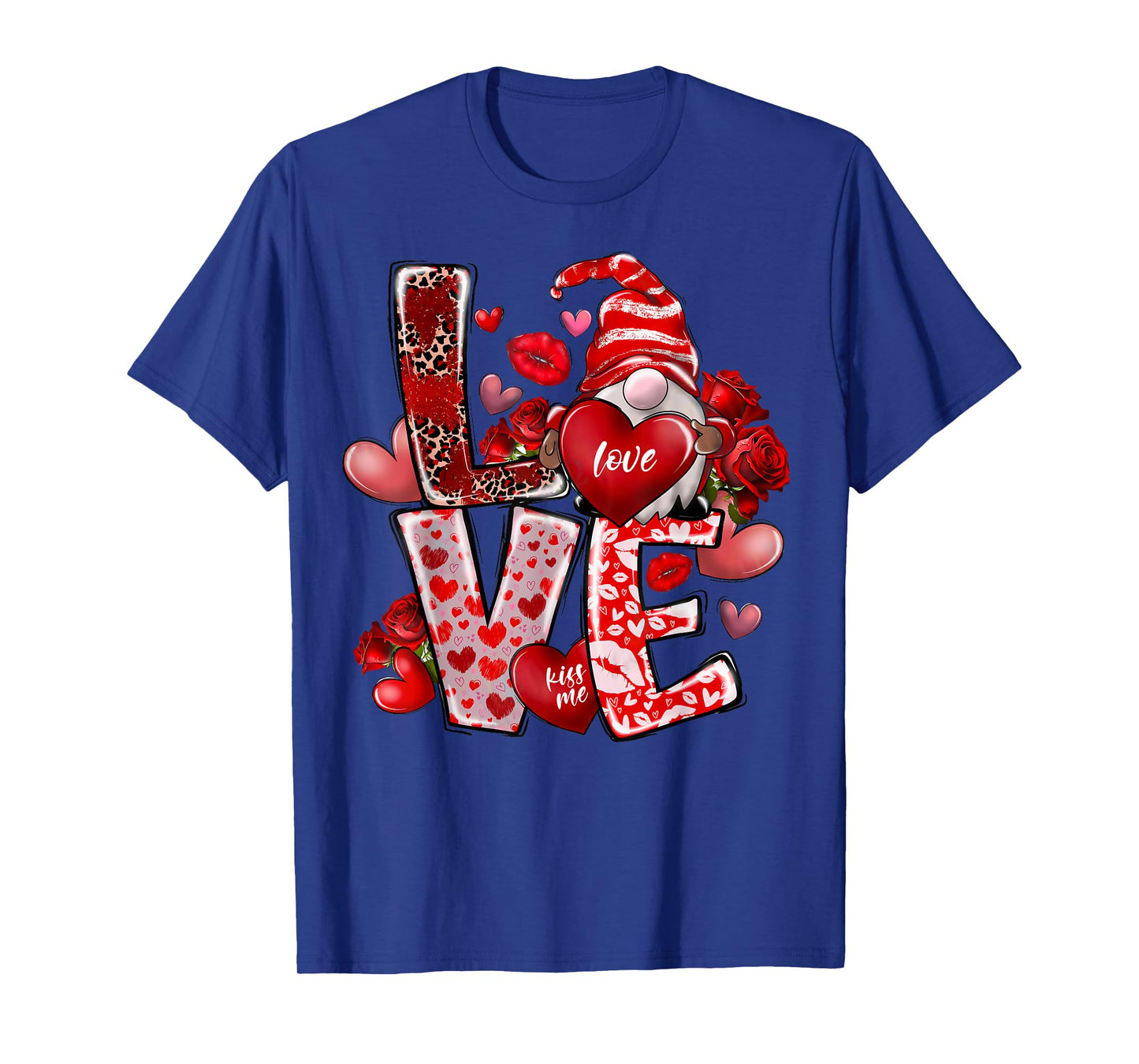 Happy Valentine Gnome Heart Valentine's Day Couple Matching T-Shirt