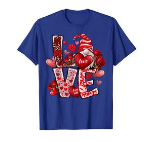 Happy Valentine Gnome Heart Valentine's Day Couple Matching T-Shirt