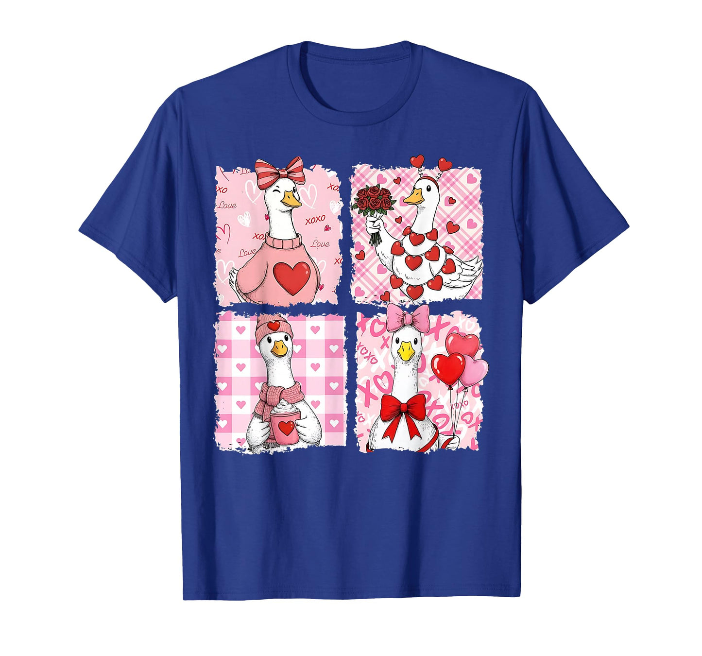Just A Lovely Goose Cute Goose Valentine's Day T-Shirt