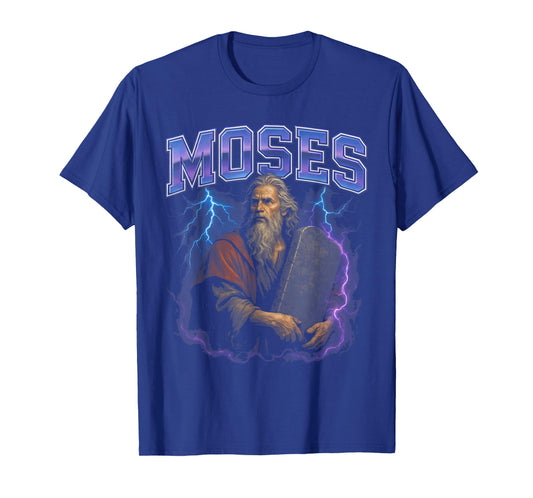 Funny Moses Cringy Meme Overloaded Christian T-Shirt