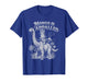 Mongo is Appalled Funny Cat Riding Dinosaur Retro Humor T-Shirt