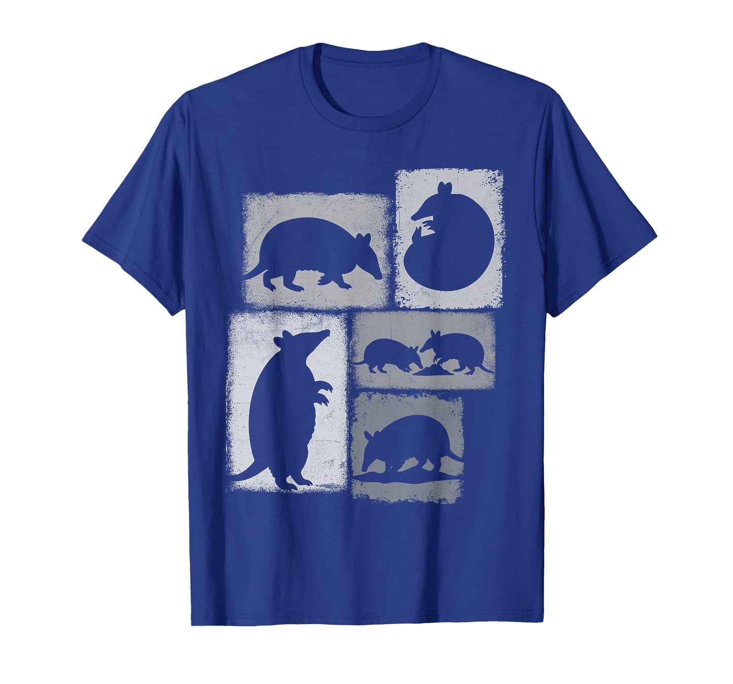 Armadillo Vintage Collage Wildlife Lover T-Shirt