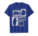 Armadillo Vintage Collage Wildlife Lover T-Shirt