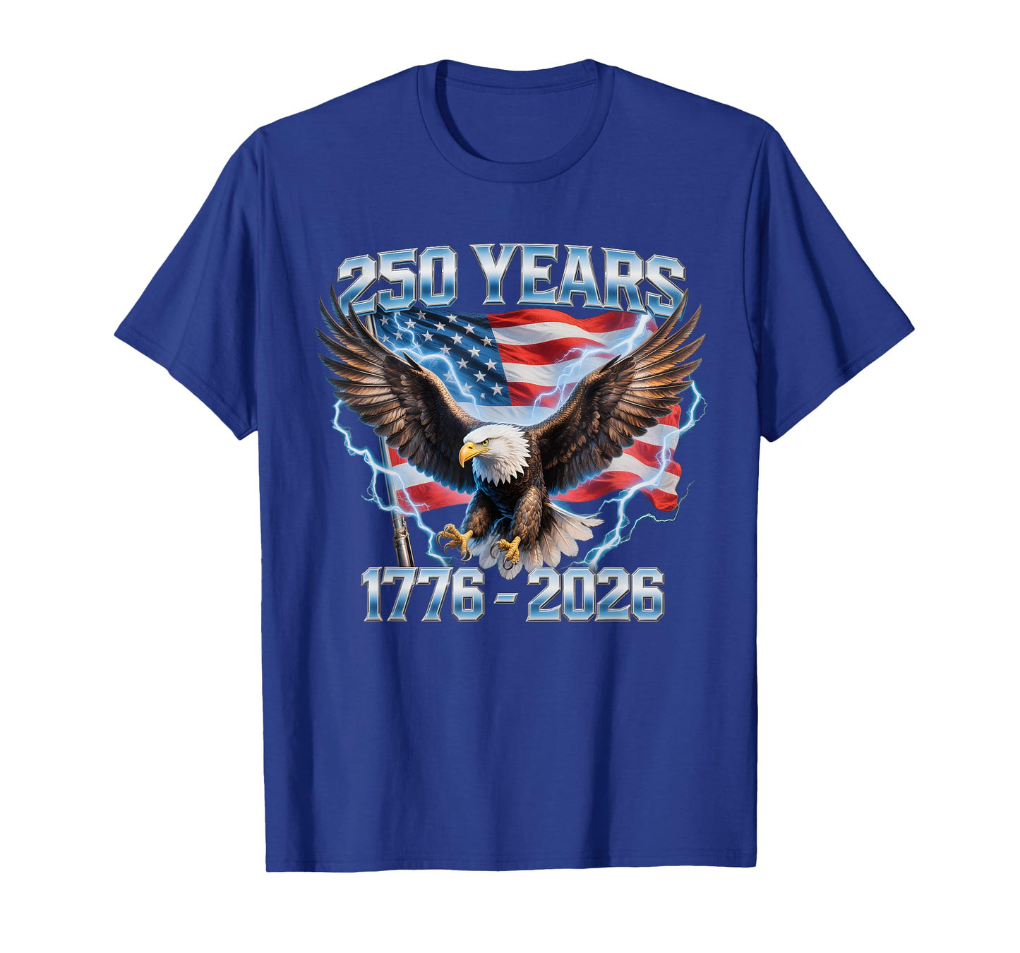 American Bald Eagle 1776-2026 250 Anniversary USA T-Shirt