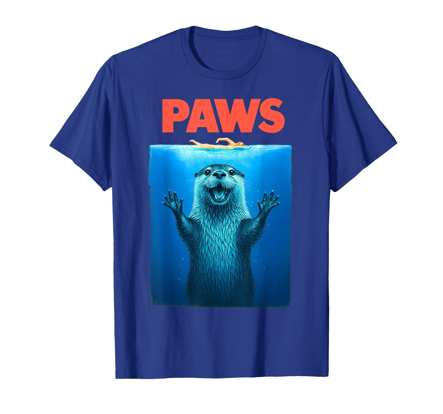 Paws Otter Funny Pun for Men Women Kids apparelns T-Shirt