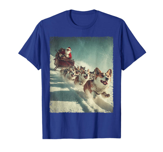 I Love Corgi Dog Christmas T-Shirt