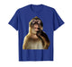 Monkey Y2K T-Shirt Funny Thinking Monkey Meme Brainrot Gift T-Shirt